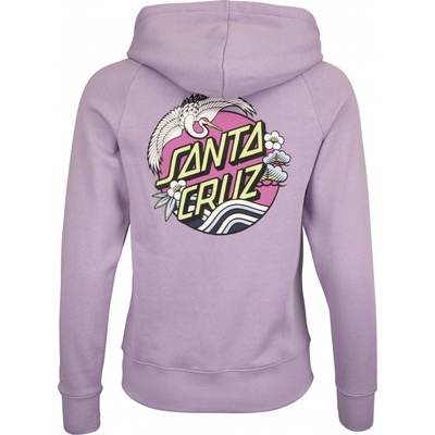 Santa Cruz mikina Crane Dot Hood Lilac LILAC