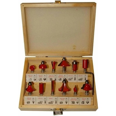 Frézy rotačné na PR 10 EK - SET 12 ks, Ø 6 mm, STAYER