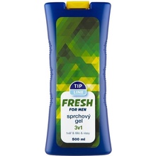 Solvent Tip Line sprchový gél Men Fresh 3v1 500 ml