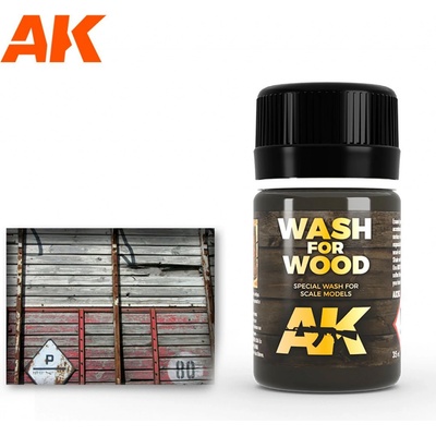 AK-Interactive AK263 WASH FOR WOOD 35ml