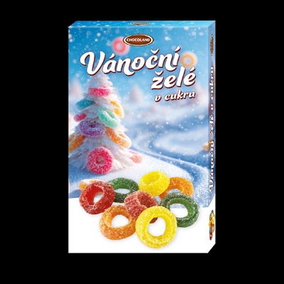 Chocoland Vánoční želé v cukru 210 g
