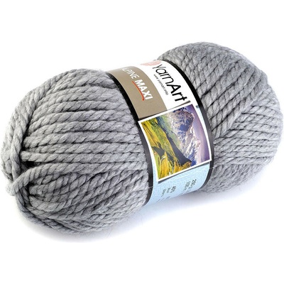 Pletací příze Alpine maxi 250 g Varianta: 3 (669) šedá perlová, Balení: 1 ks
