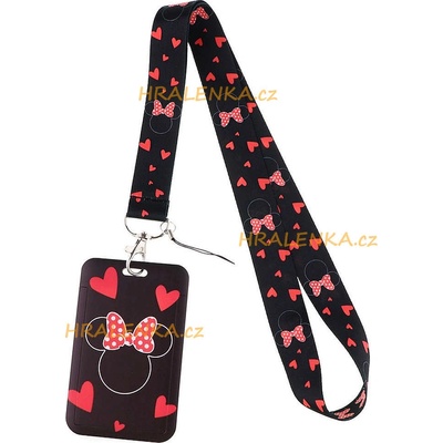 Šnůrka na krk 22550 s cedulkou Minnie