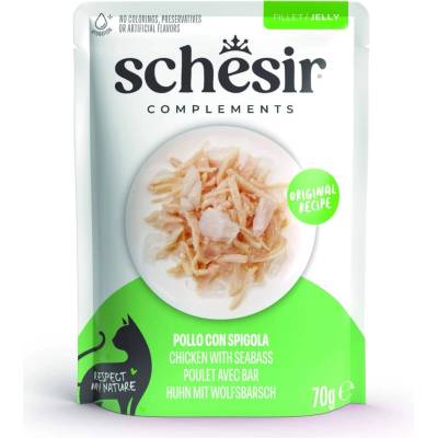 Schesir Complements Filet v želé 6 x kuřecí s mořským vlkem 70 g
