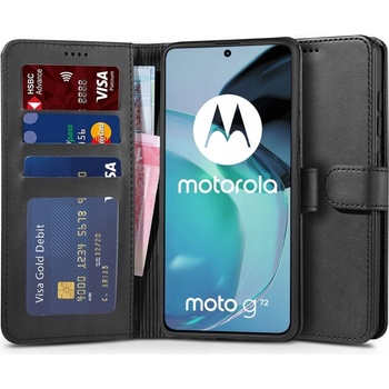 Pouzdro Ochranné Motorola Moto G72 - Tech-Protect, Wallet černé