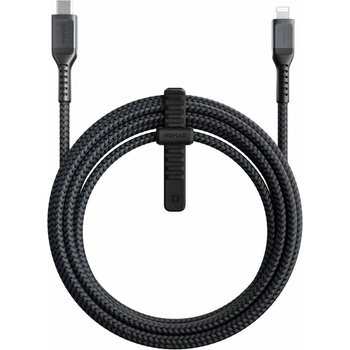 Nomad Кабел Nomad Kevlar USB-C to Lightning Cable (NM01A11000), от USB C(м) към Lightning(м), 3.0m, 18W, черен (NM01A11000 (473965))