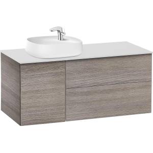 Roca Мебел за умивалник, с ляв плот и две чекмеджета a851400402, 120х50.5х52.5см (a851400402)