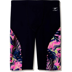 Speedo Мъжки бански слипове Speedo Male Spliced Printed Jammer Swim brief - Techno Jungle / Black - размер 3 (DE) (050-2581-0313)