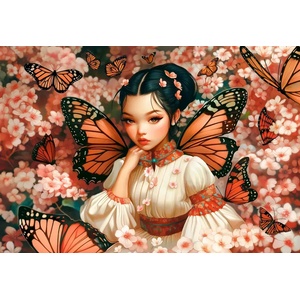 Castorland - Puzzle Butterfly Princess - 1 000 piese