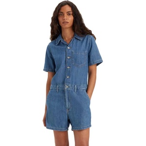 Levi's Levi´s ® Playday short sleeve romper - Blue (Med Indigo / Flat Finish)