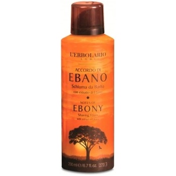 L’Erbolario Notes of Ebony Shaving Foam - Нежна пяна за перфектното бръснене Абаносов акорд 200мл