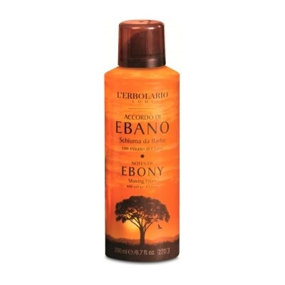 L’Erbolario Notes of Ebony Shaving Foam - Нежна пяна за перфектното бръснене Абаносов акорд 200мл