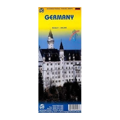 ITMB Publishing mapa Germany 1:675 t. ITM
