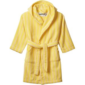 Bongusta Детски халат Bongusta Kid's Naram Bathrobe - Pristine / Neon Yellow - размер 2-4 years (750-2136-0611)