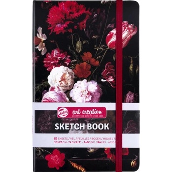 Talens Art Creation Skicár v pevnej väzbe Flowers 13 x 21