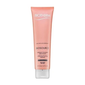 Biotherm Biosource Softening Foaming Cleanser подхранващ почистващ гел за суха кожа 150 ml