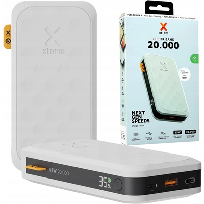 Xtorm 35W Fuel Series Powerbank 20.000mAh Dusk White FS5200