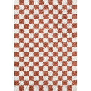 ESTE Кремав/теракотен килим 80x150 cm Grida - ESTE (05937A TERRA)