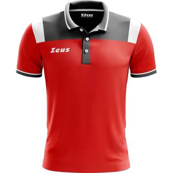 Image 1 of Zeus Мъжка блуза с яка Zeus Vesuvio Men Polo Shirt red grey