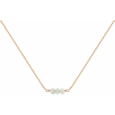 Eppi Zlatý choker s diamantovými korálkami Serah N36858