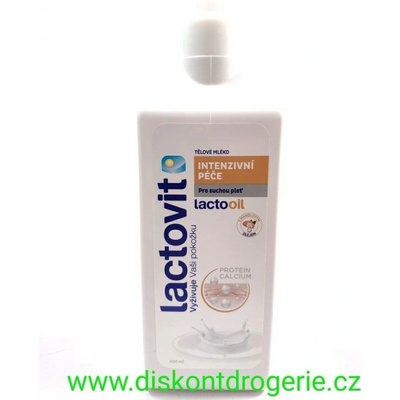 Lactovit Lactooil Intenzivní péče tělové mléko dávkovač 400 ml – Sleviste.cz