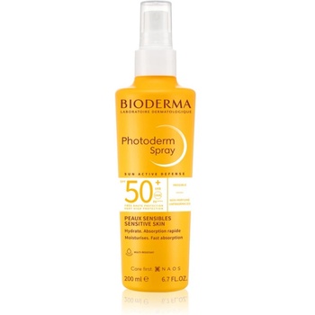 BIODERMA Photoderm Sprej SPF 50+ слънцезащитен лосион в спрей SPF 50+ 200ml