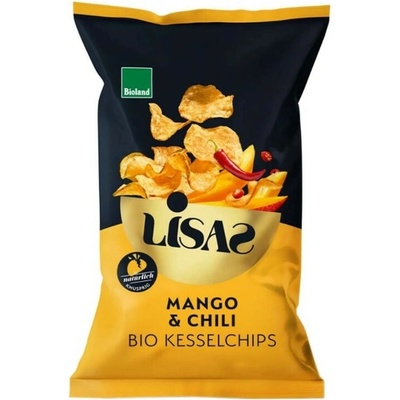 Lisa's Kotlíkové chipsy s chilli a mangem bio 125 g