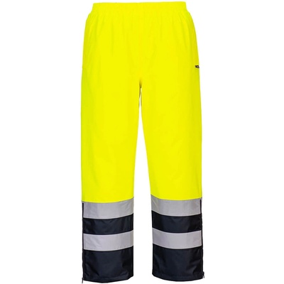 Portwest hi-vis s598 / Светлоотразителни водоустойчиви панталони - hv Жълто/Тъмносиньо s (s598ynrs)