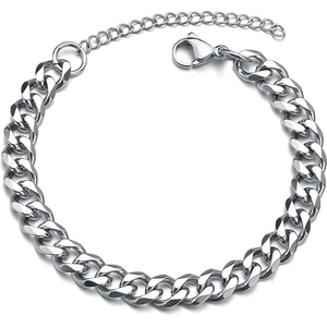 HARAHU Гривна на ръка to-34838 - Сребърна / 18+5см / 5мм kp34838