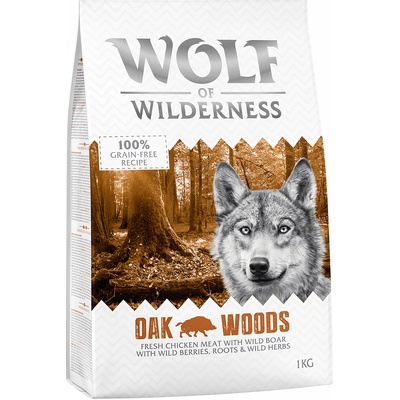 Wolf of Wilderness Adult Oak Woods s diviakom bez obilnín 5 x 1 kg