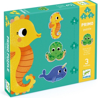 Djeco V moři 3v1 4,6,9 dielov
