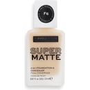 Revolution Relove Super Matte 2 in 1 Foundation & Concealer tekutý a zmatňující make-up a korektor 2v1 F6 24 ml