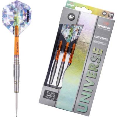 Steelové šipky Windson UNIVERSE 22 G Stříbrná,Mix,Oranžová