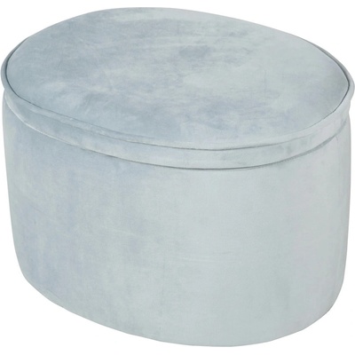 Roba Светлосиньо кадифе бебешки пуф Lil Sofa - Roba (450140SY)