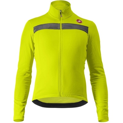 Castelli Puro 3 LS Electric-Lime-Silver-Reflex