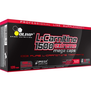 Olimp L-Carnitine 1500 Extreme Mega Caps 120 kapsúl od 34,39 €