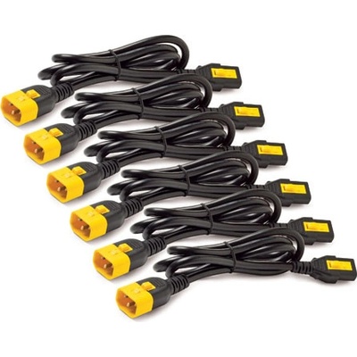 APC Power Cord Kit, ( 6ea) ,Locking, 10A, 100-230V, C13 to C14, 1,8m - AP8706S-WW