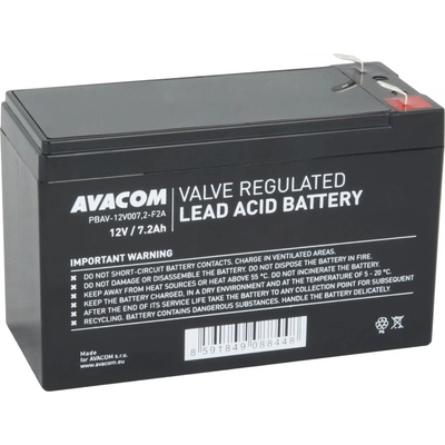 Avacom 12V 7,2Ah PBAV-12V007,2-F2A