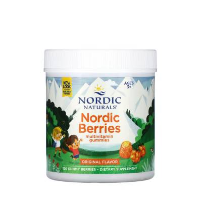 Nordic Naturals Nordic Berries Multivitamin Original Flavor - 120 gummy berries