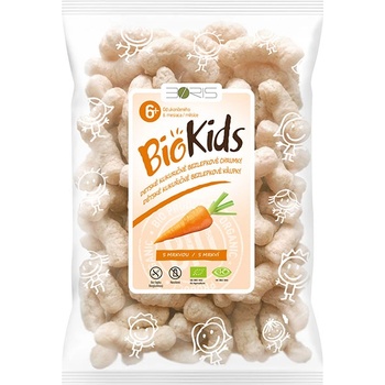 BioKids Царевичен снакс с морков за деца Без глутен и сол 55г