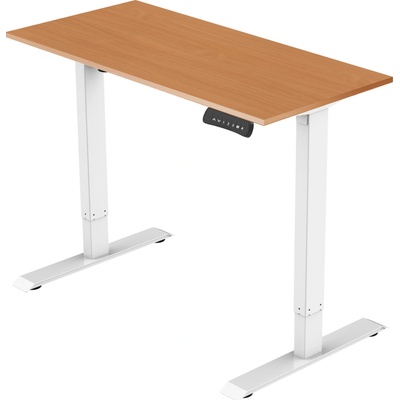 Delso Výškovo nastaviteľný stôl ADJUSTER PRO 70 x 140 cm buk / biela