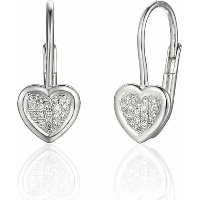 Gems, Diamantové dívčí náušnice Lisa v bílém zlatě, 585-38-3-1113.1B00.0.00.HSI.000.07