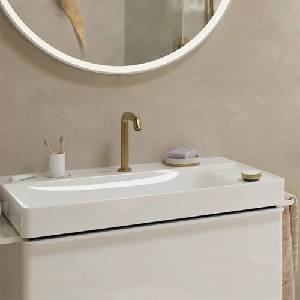 Hansgrohe Смесител за умивалник Hansgrohe Tecturis S с два отвора, CoolStart, покритие с матов бронз (73353140)