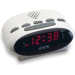 Lenco ICR-210 White - Радиобудилник с голям лесно читаем дисплей и PLL FM радио (081982) Будилник