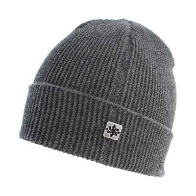 Мъжка плетена шапка Granadilla JG5118, Тъмносив