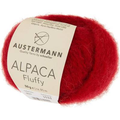 Pletací příze Austermann Alpaca Fluffy Barva: 21 RUBÍN