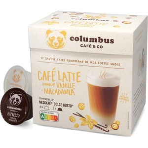 Columbus Café | Vanilla Macadamia Latte - 12 капсули за Dolce Gusto