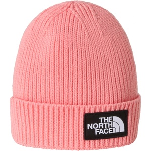 The North Face Детска зимна шапка (beanie) The north face Kid's TNF Logo Box Cuffed Beanie - Coral Crush - размер One Size (904-4518-0811)