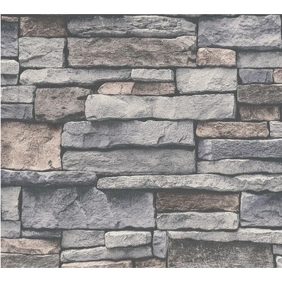 Vliesová tapeta 38813-2 Elements II Kamenná zeď 3D efekt šedá 10,05x0,53 m
