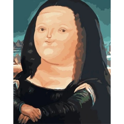Gaira Malovanie podľa čísel Fernando Botero Mona Lisa